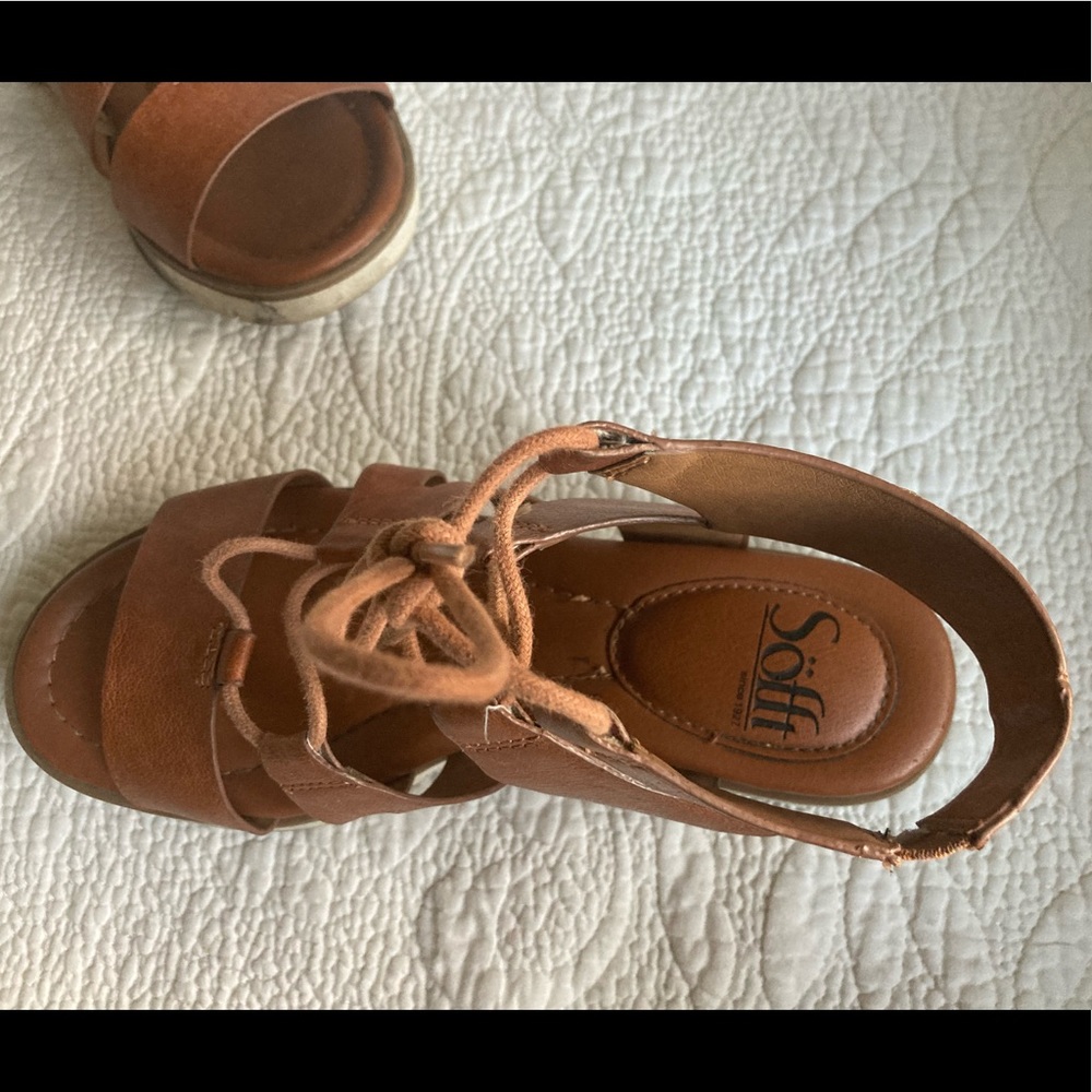 Sofft | Tan Málaga Gladiator Sandal | 6 - Picture 7 of 7
